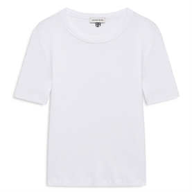 Anine Bing Sixtine Short Sleeve T-Shirt, Hvid